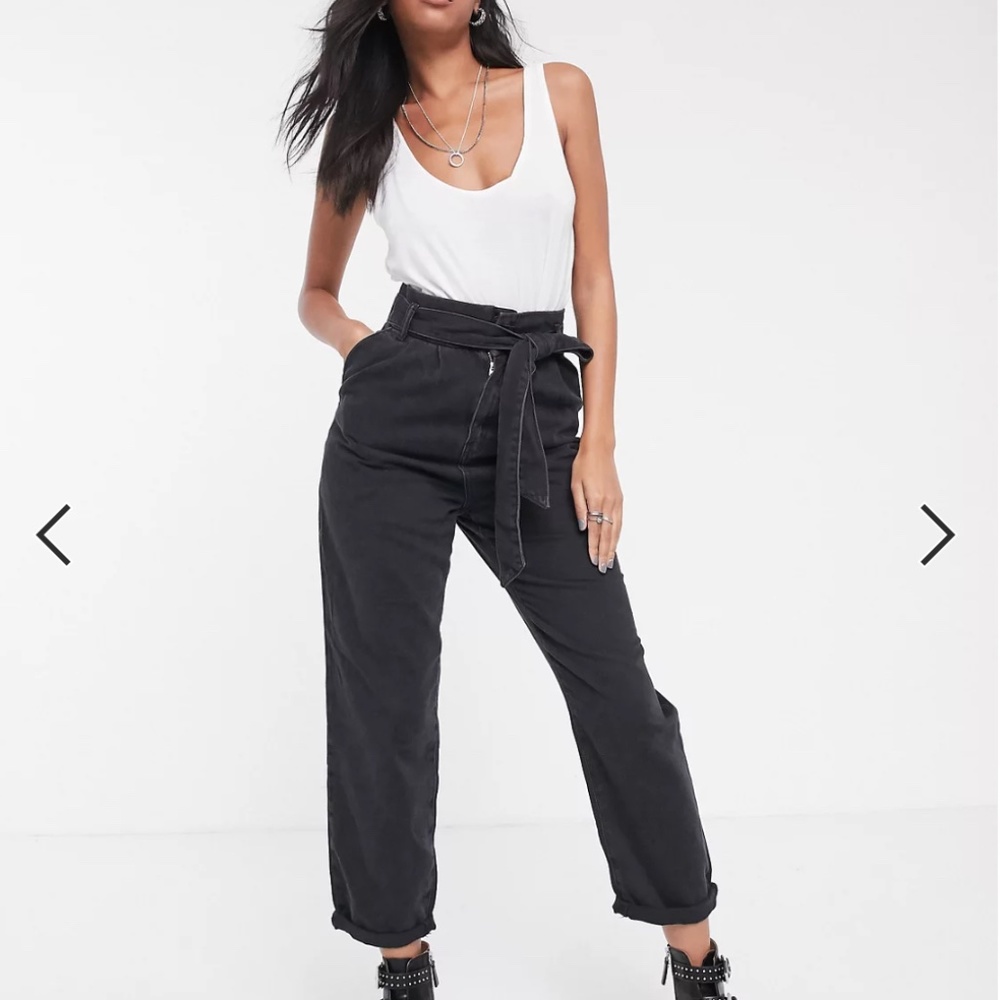 NWT All Saints Ralita Paperbag Waist Jeans
